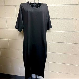 Stretch Material Tunic Top